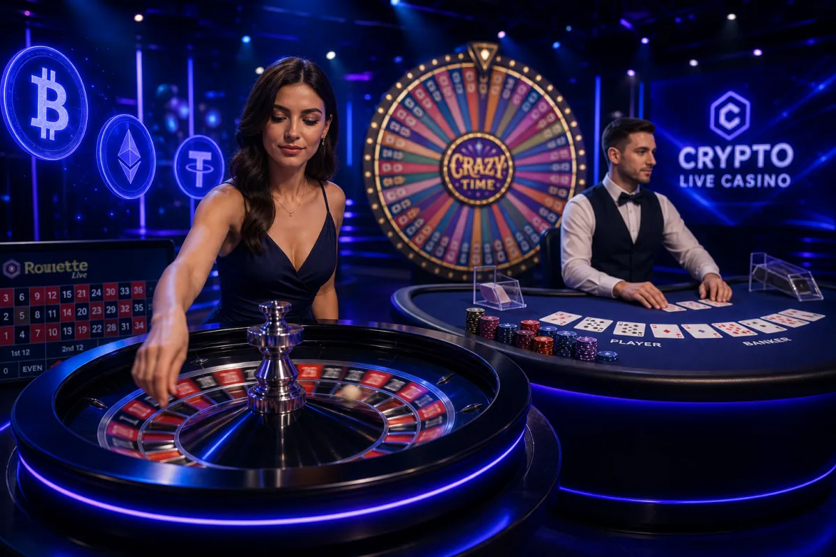 Tavoli live Evolution al casinò live Duel – roulette, baccarat e il game show Crazy Time con veri croupier